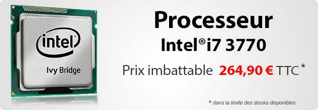 Processeur i7 3770 promo